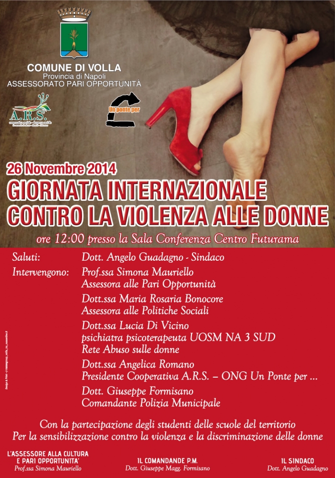 Giornata Internazionale contro la Violenza alle Donne