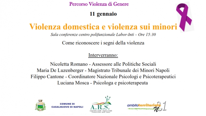 Violenza domestica e violenza sui minori